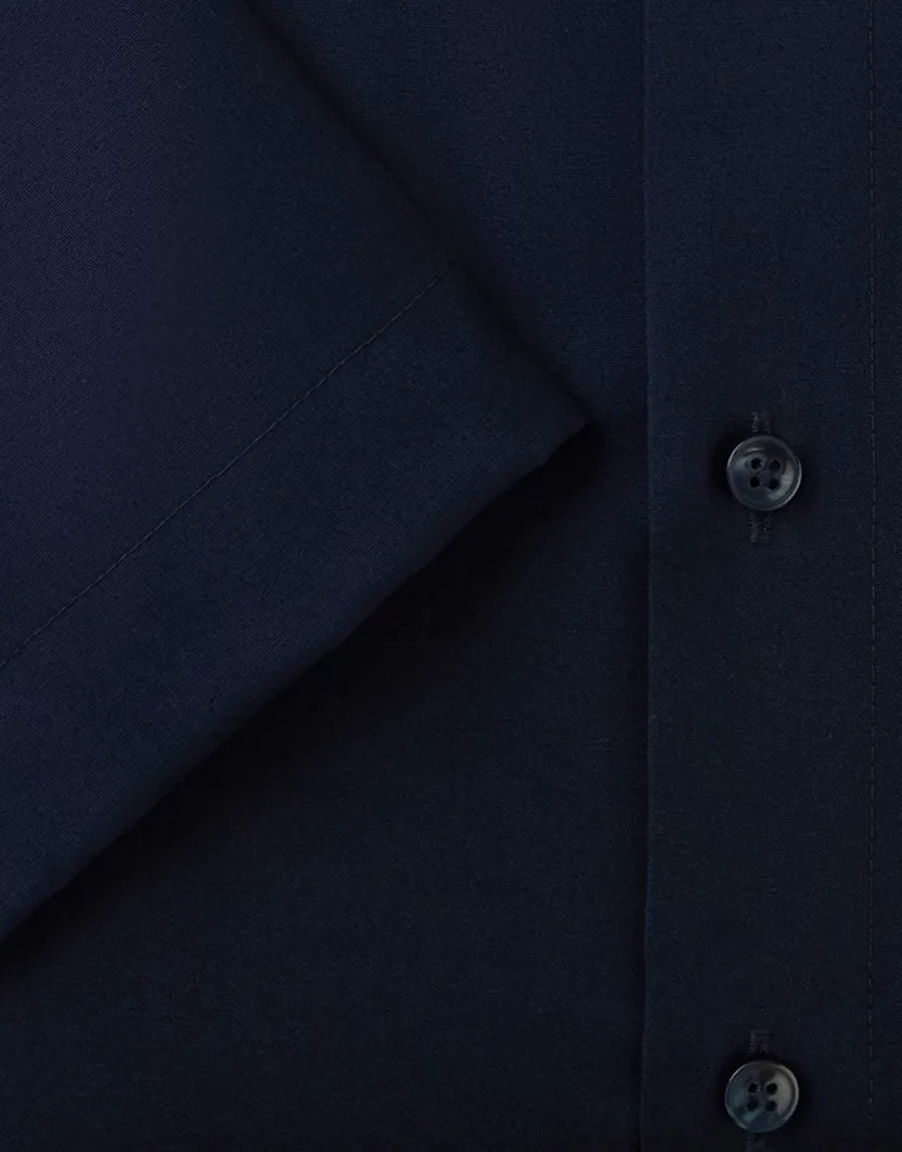 overhemd korte mouw Olymp Comfort Fit - Big donkerblauw