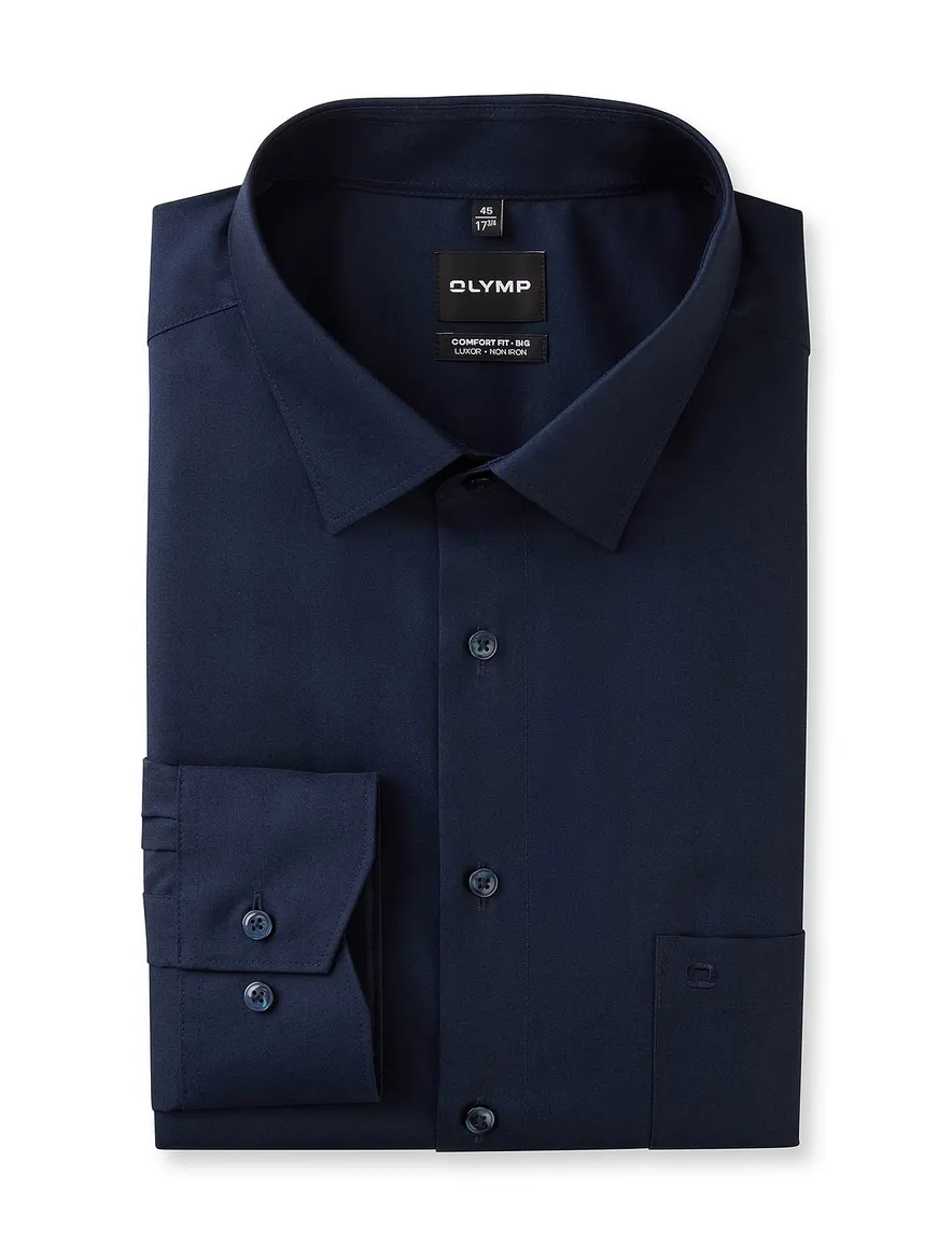 Olymp overhemd donkerblauw Comfort Fit