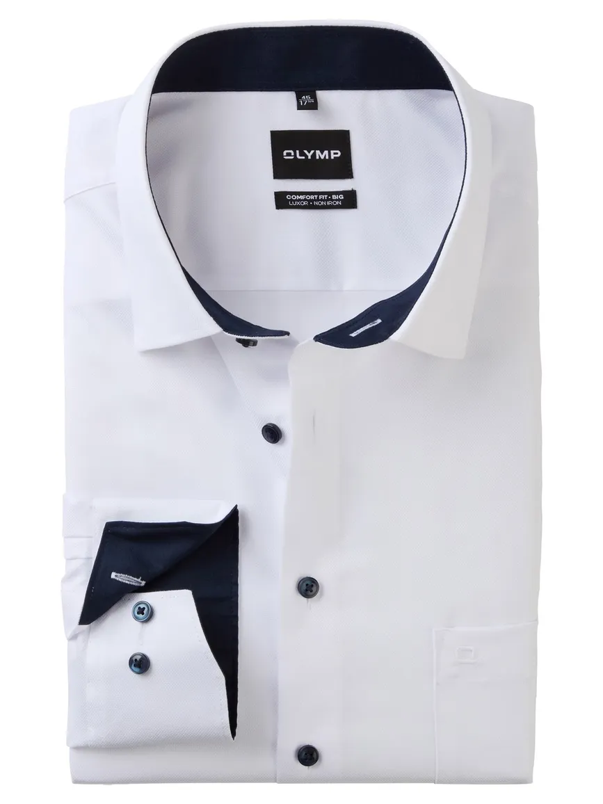 Olymp overhemd wit Comfort Fit