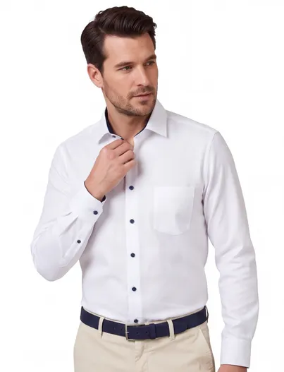 Olymp Olymp Comfort Fit - Big overhemd wit