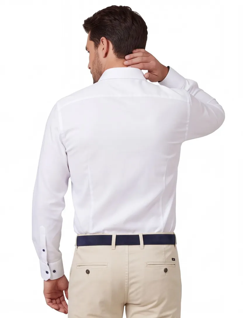 wit Olymp Comfort Fit - Big overhemd