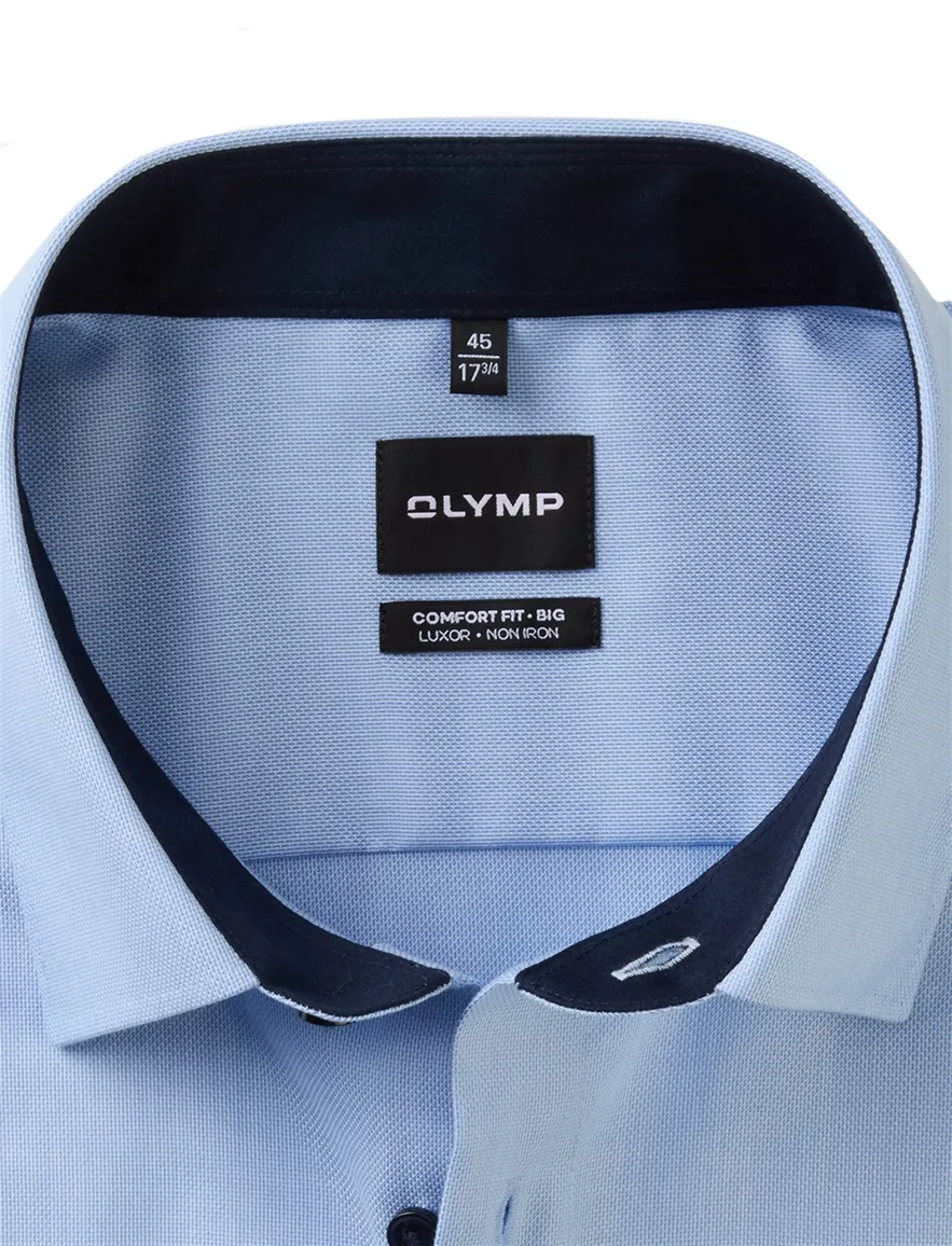 Olymp overhemd blauw Comfort Fit