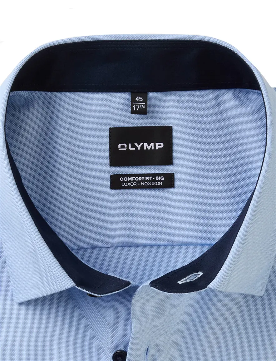 Olymp overhemd blauw Comfort Fit