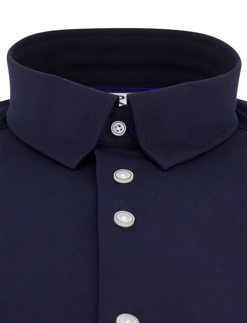 Business overhemd R2 donkerblauw
