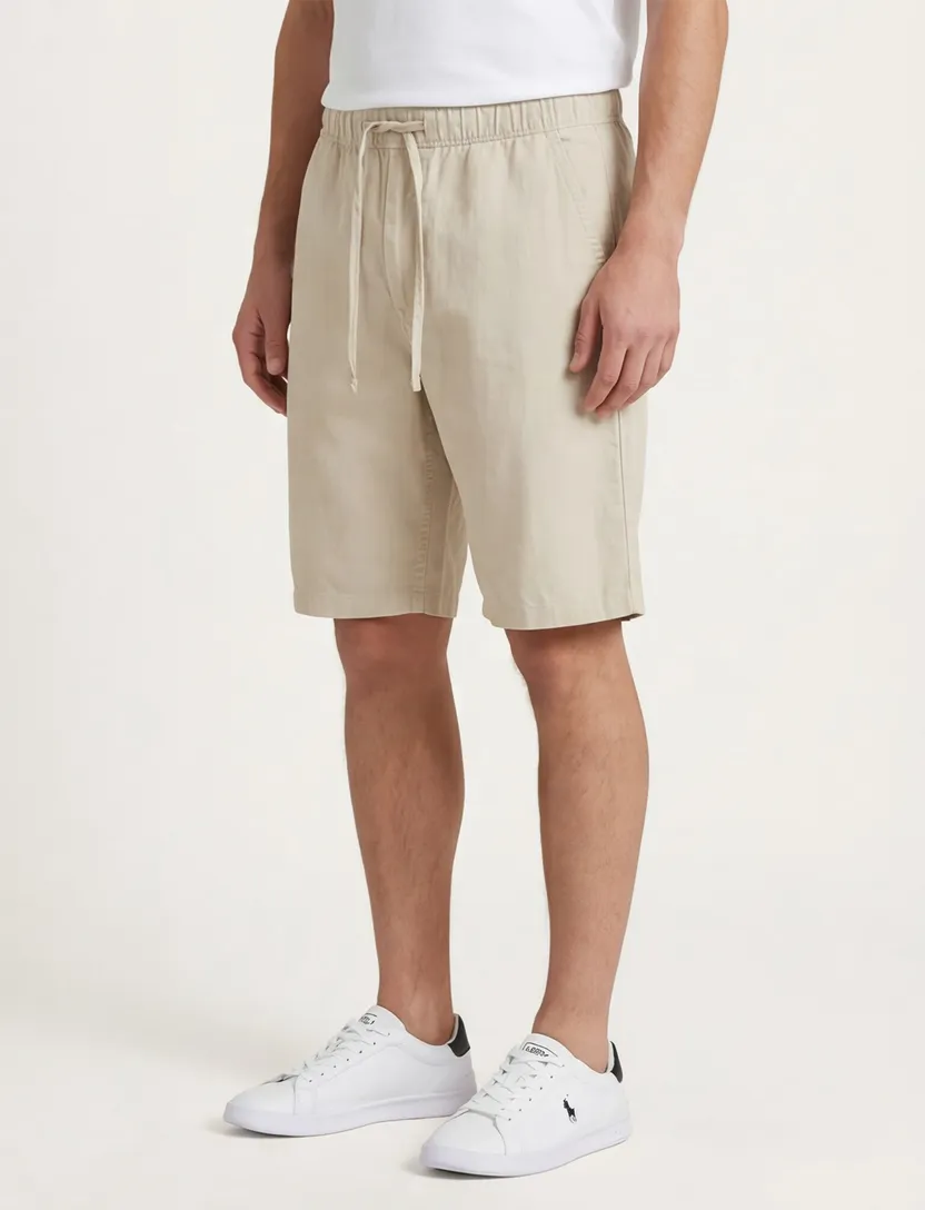 Camel Active korte broek beige chino