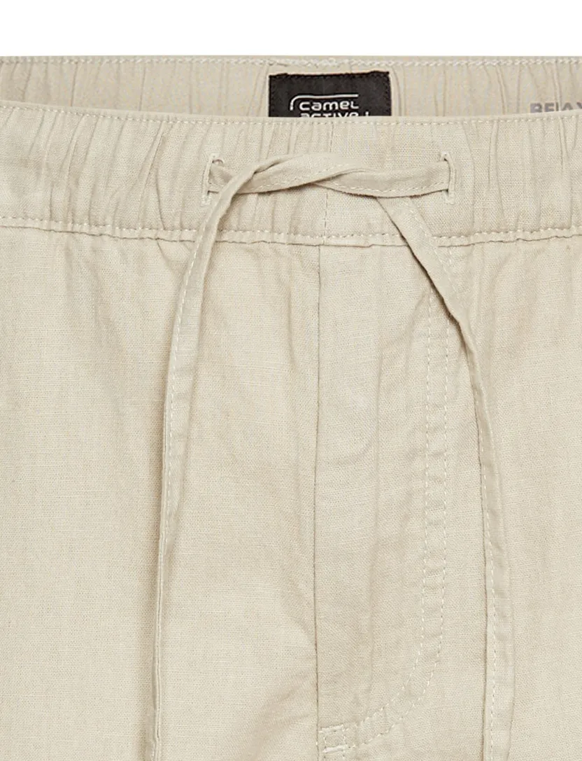 Camel Active korte broek beige chino