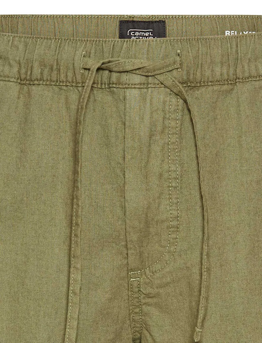 Camel Active groene korte broek linnen