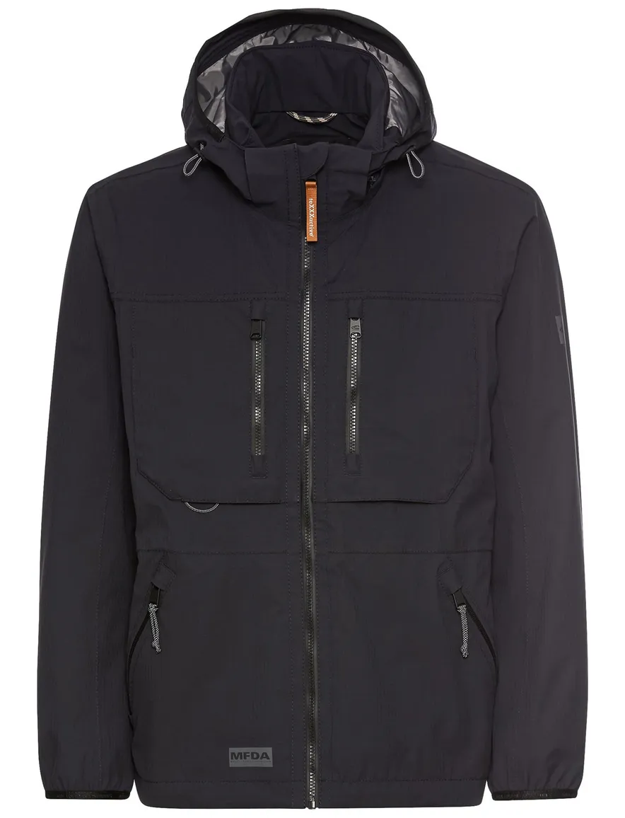 Camel Active Tussenjas donkerblauw Regular Fit parkajas