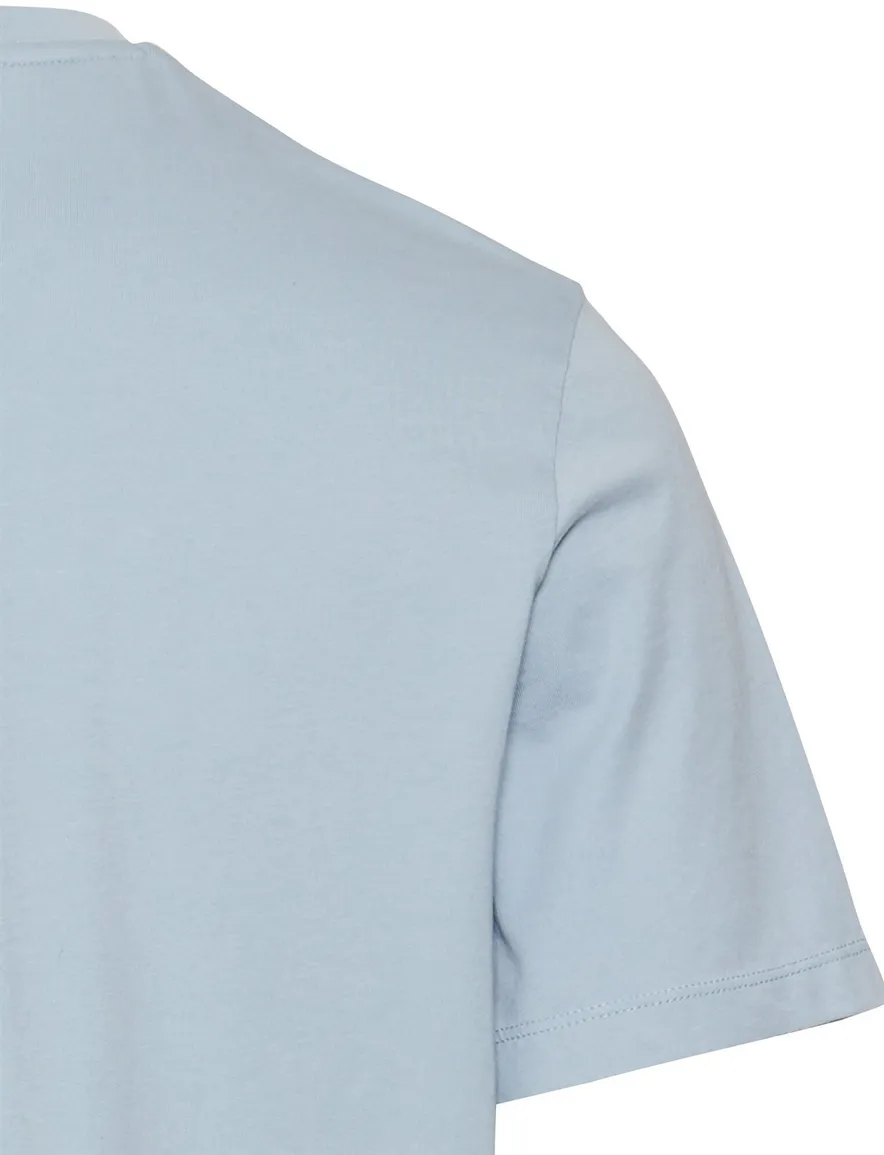 Camel Active T-shirts lichtblauw met opdruk
