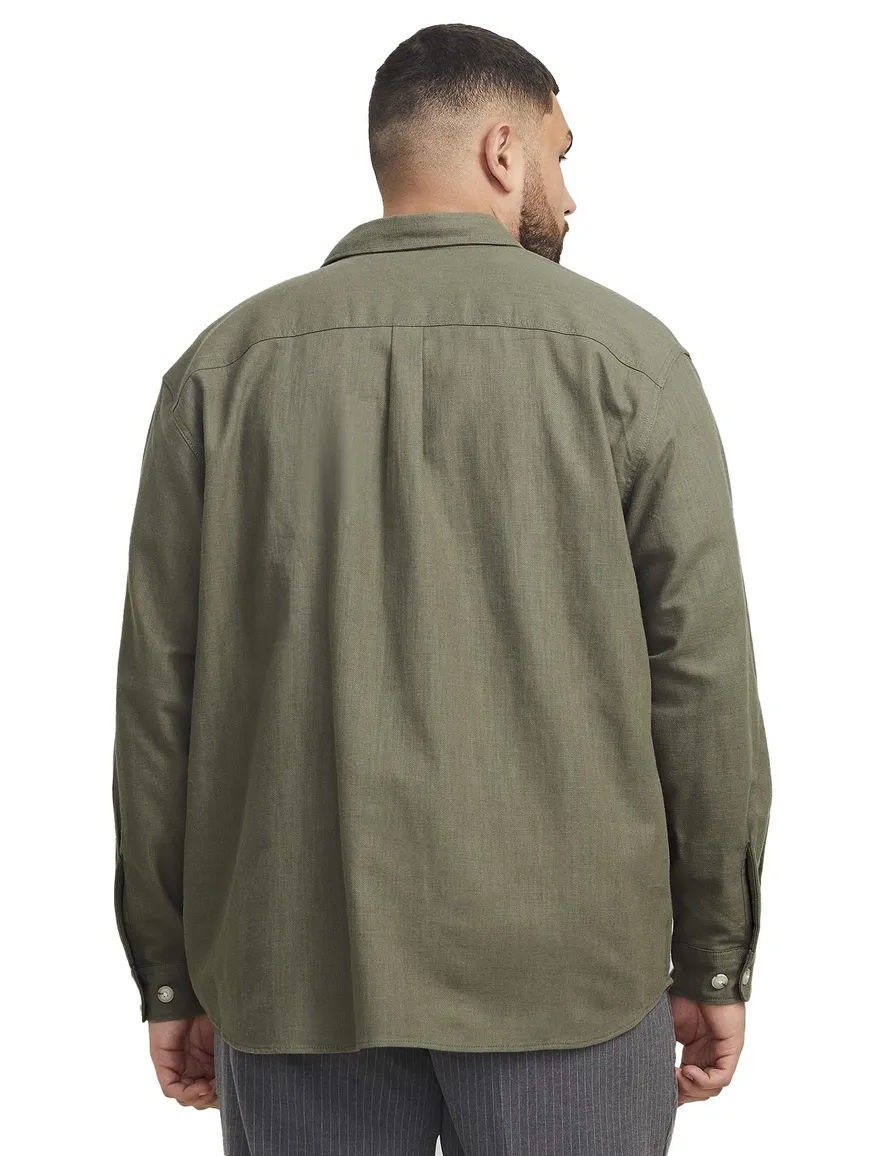 Jack & Jones Tea Leaf Overshirt groen
