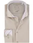 Eterna Performance overhemd beige super stretch