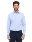 Eterna overhemd comfort fit lichtblauw borstzak ml 7 effen
