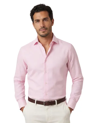Eterna Eterna Modern Fit overhemd roze