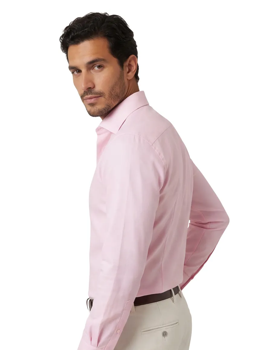 Eterna Modern Fit overhemd lange mouw roze
