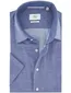 Eterna overhemd blauw modern fit korte mouw