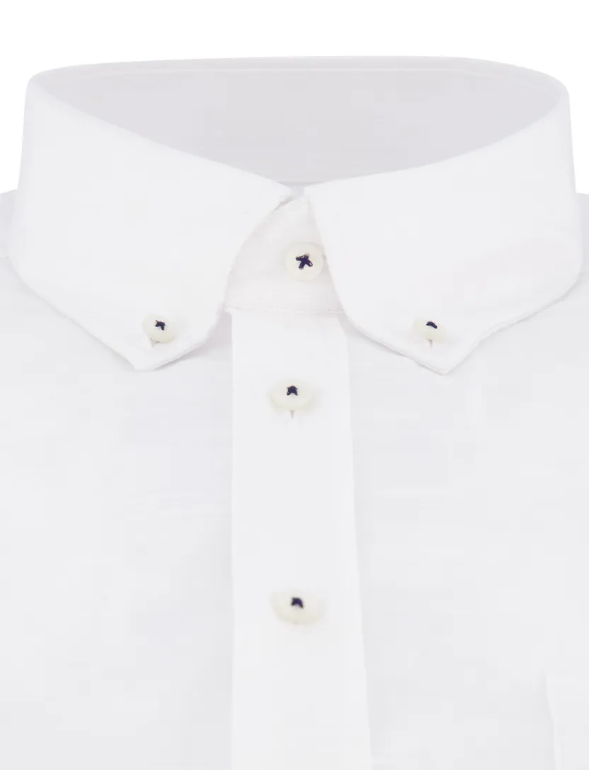 overhemd Eterna Comfort Fit wit lyocell