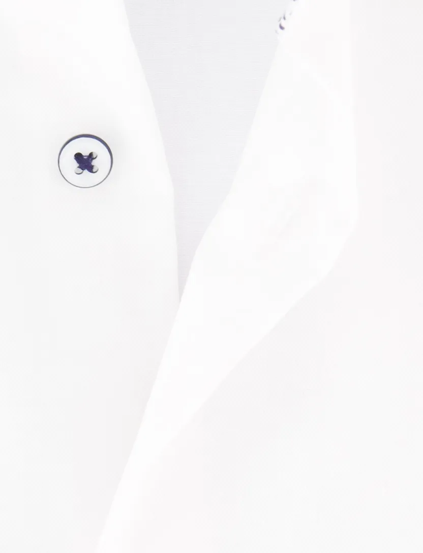 overhemd Eterna Comfort Fit wit katoen