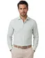 Eterna overhemd groen gestreept modern fit wide collar