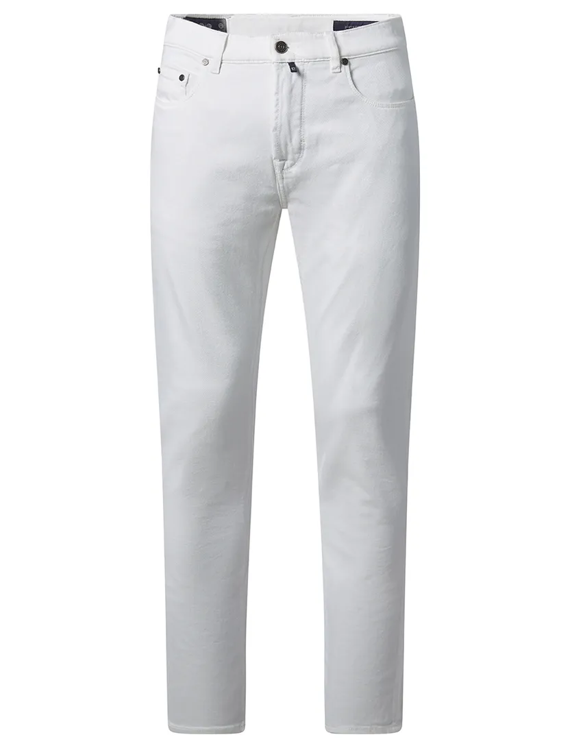 5-pocket broek Pierre Cardin Lyon wit