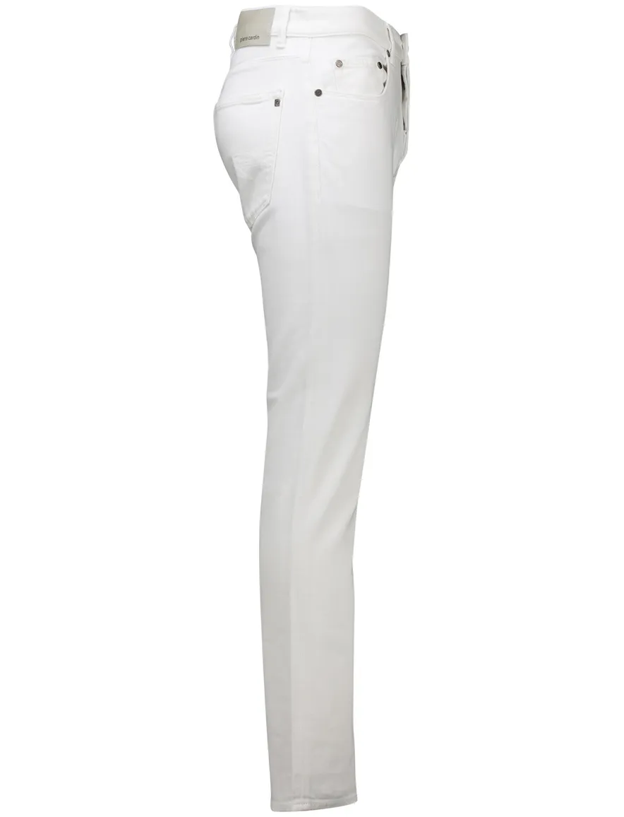 Pierre Cardin lyon broek 5-pocket wit katoen