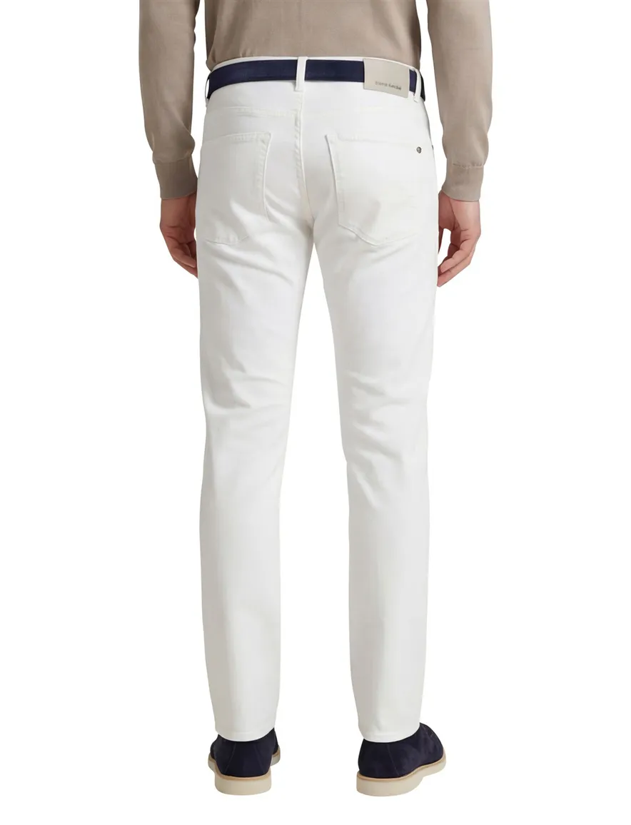 Pierre Cardin lyon broek 5-pocket wit katoen
