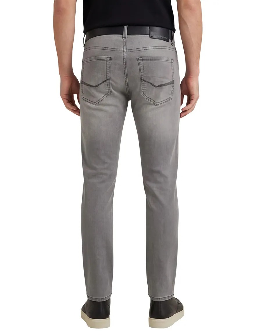 Pierre Cardin Pantalon 5-p PC-Lyon grijs katoen