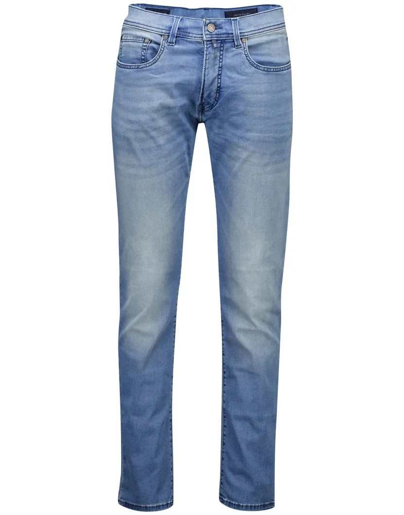 Pierre Cardin Lyon tapered fit jeans lichtblauw