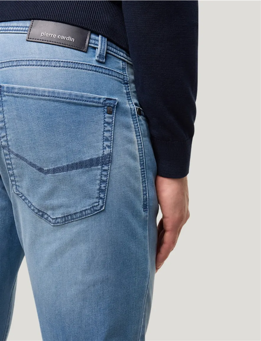 Pierre Cardin Lyon tapered jeans lichtblauw