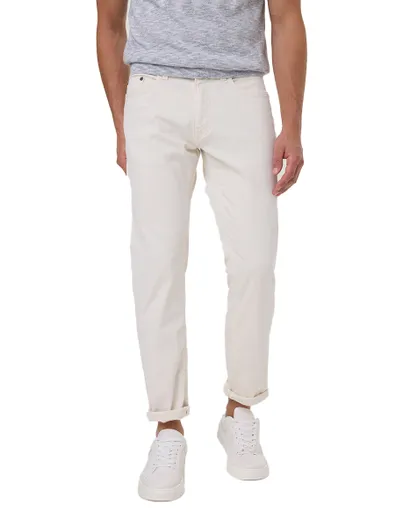 Pierre Cardin Pierre Cardin pantalon 5-p PC-Lyon creme katoen