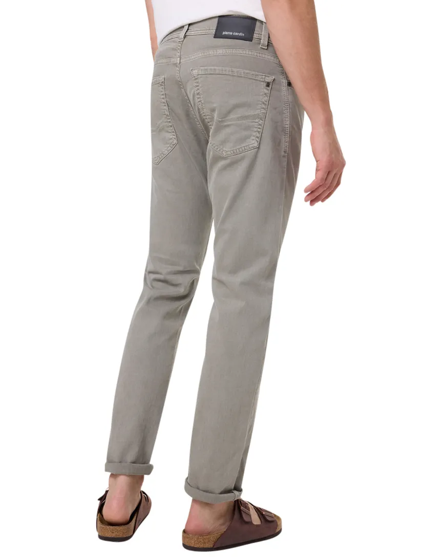 Pierre Cardin Pantalon 5-p PC-Lyon groen effen