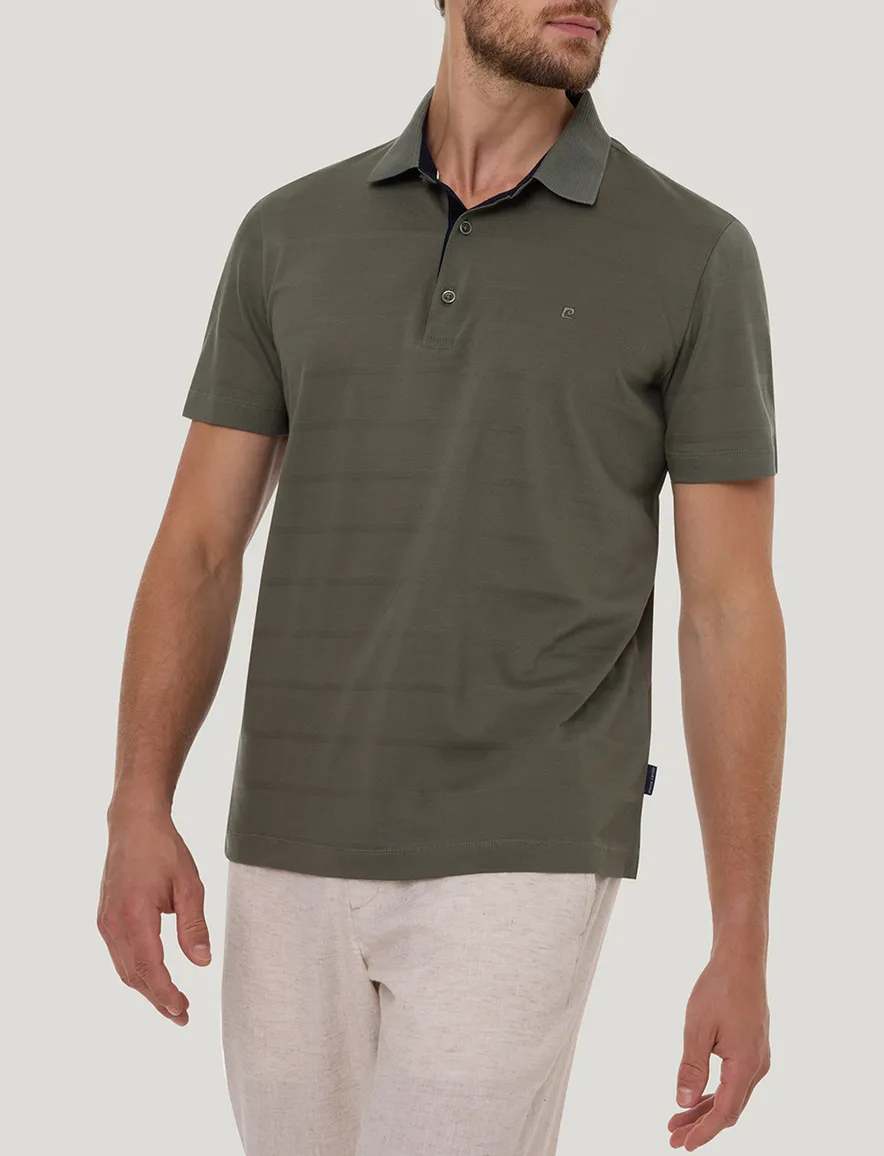 Pierre Cardin poloshirt korte mouwen groen