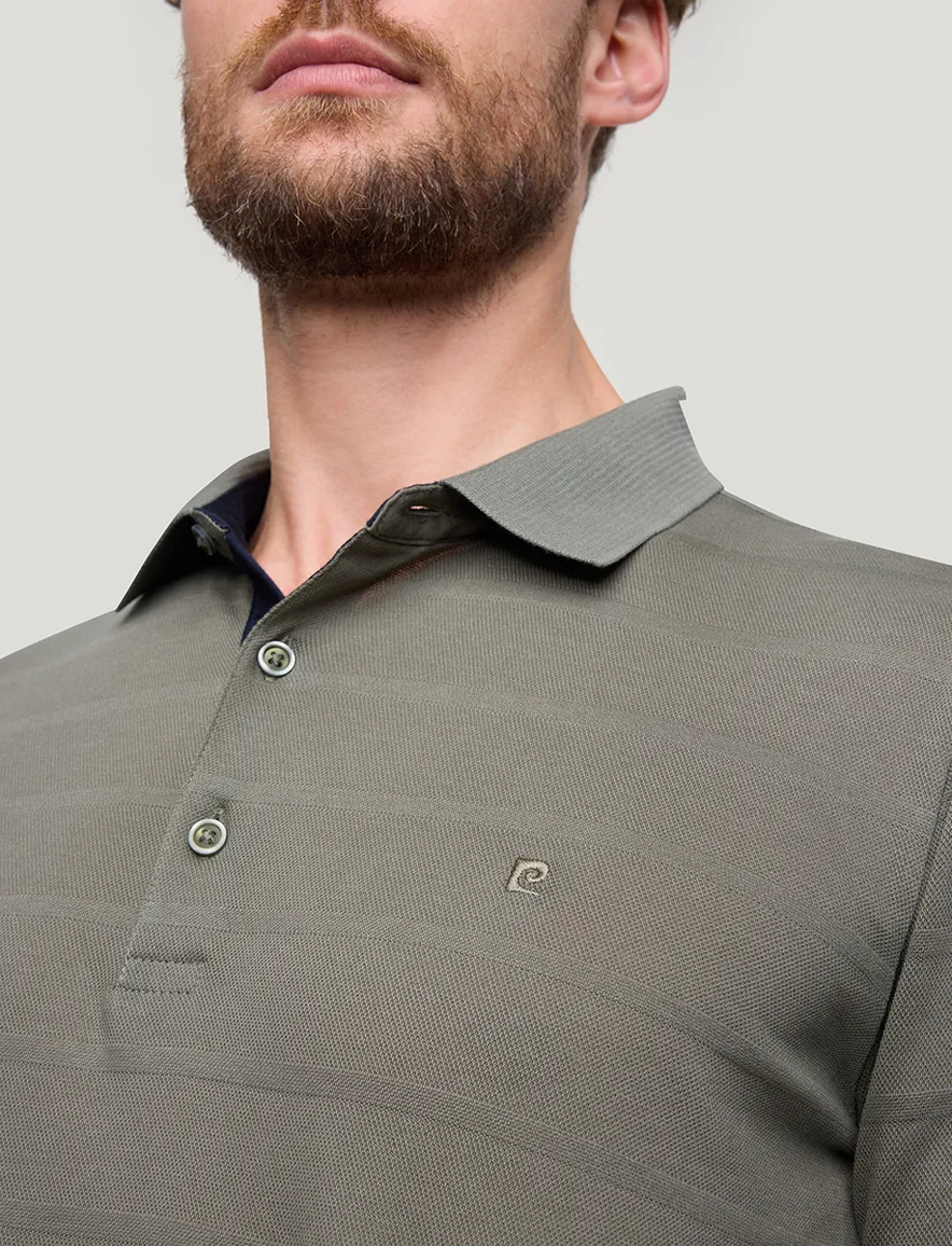 Pierre Cardin poloshirt korte mouwen groen
