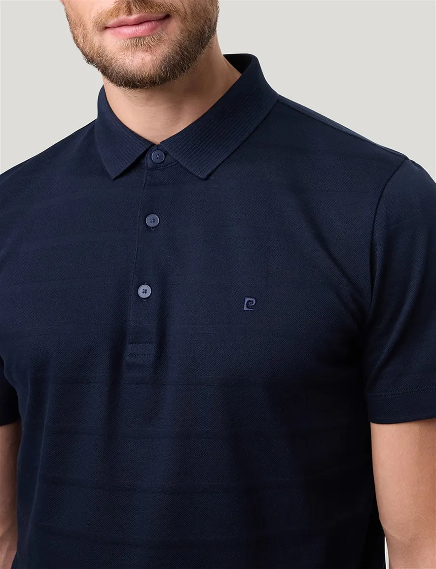 Pierre Cardin korte mouw donker blauw