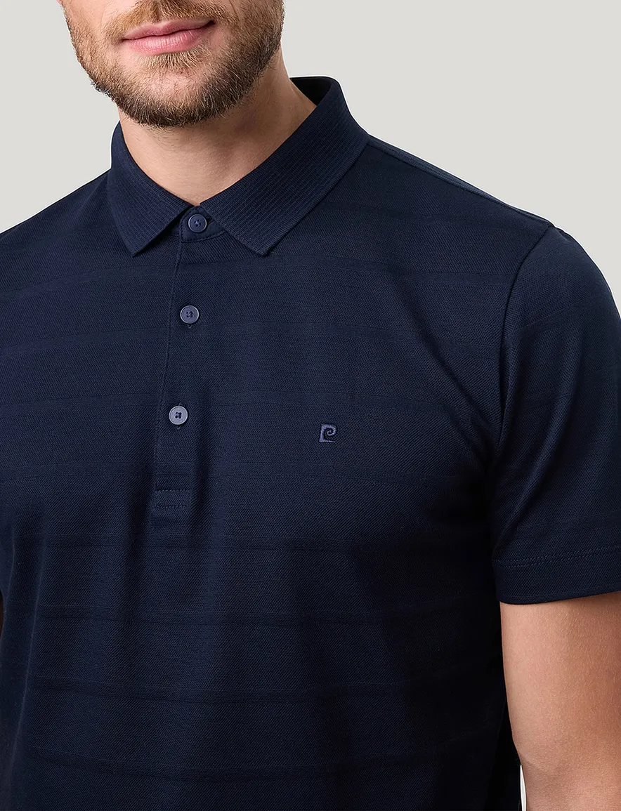 Pierre Cardin korte mouw donker blauw