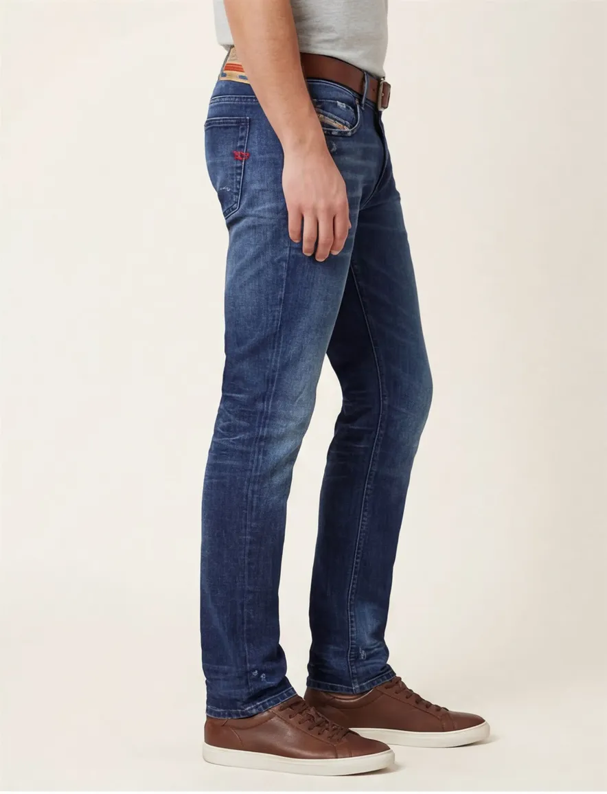 Diesel jeans Sleenker denim blauw