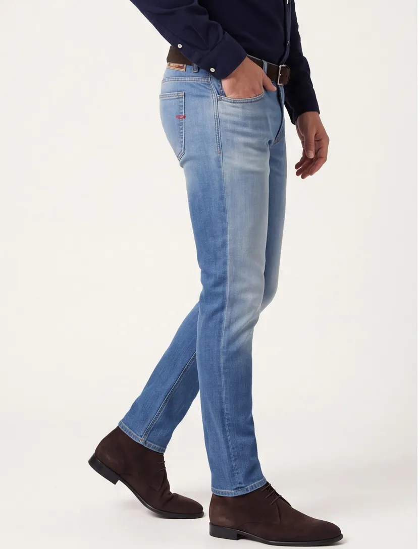 Diesel Sleenker jeans blauw effen denim slim fit