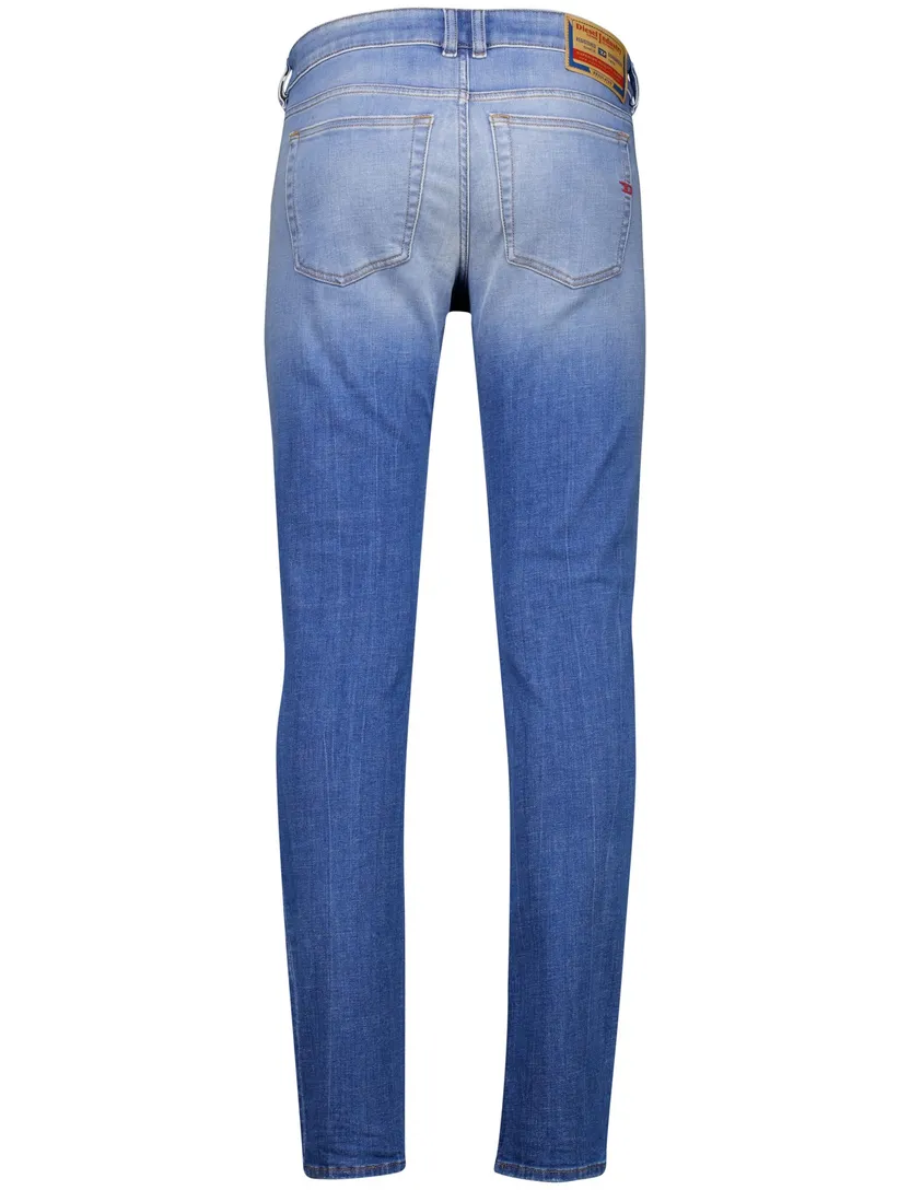 Diesel Sleenker jeans blauw effen denim slim fit