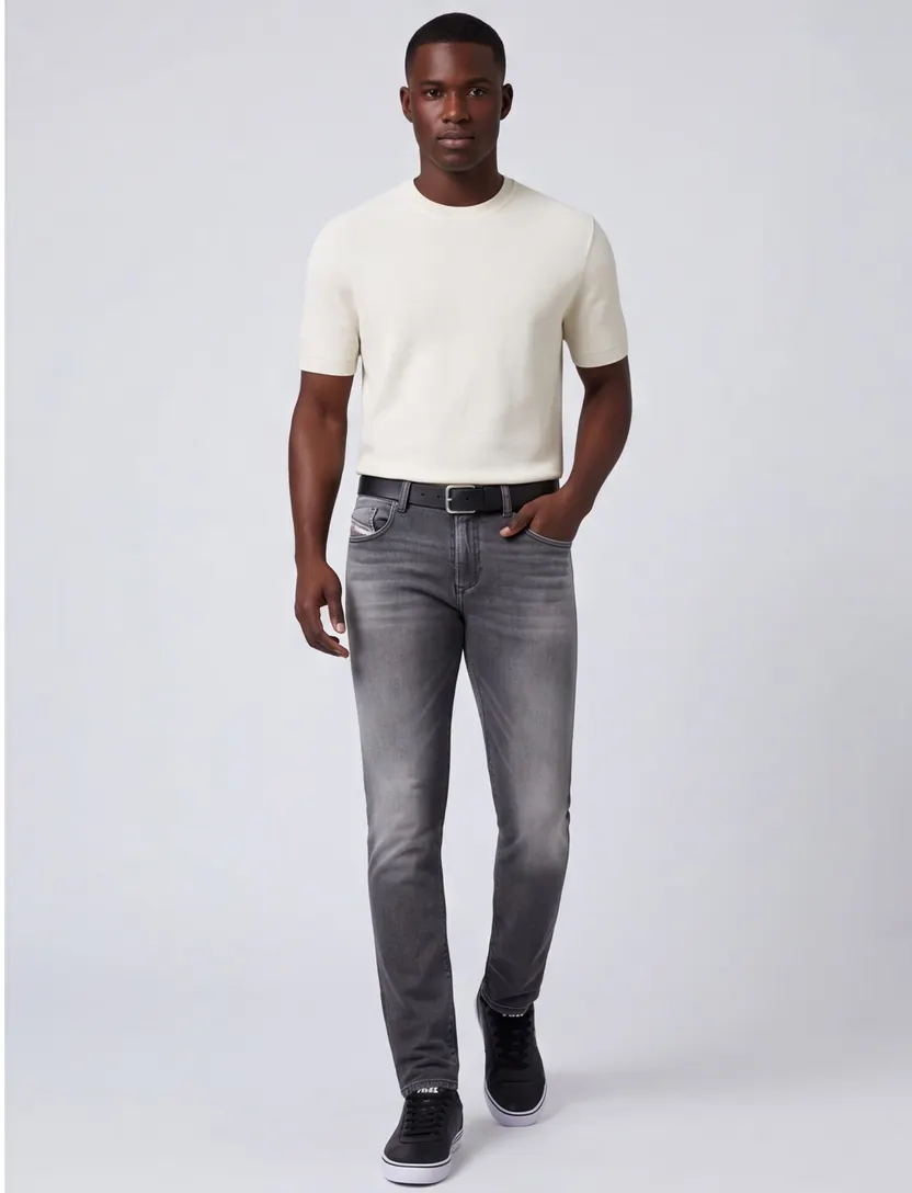 Diesel jeans Sleenker denim grijs skinny