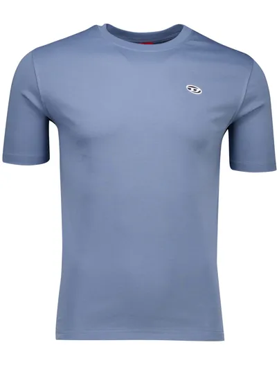 Diesel Diesel t-shirt blauw doval effen