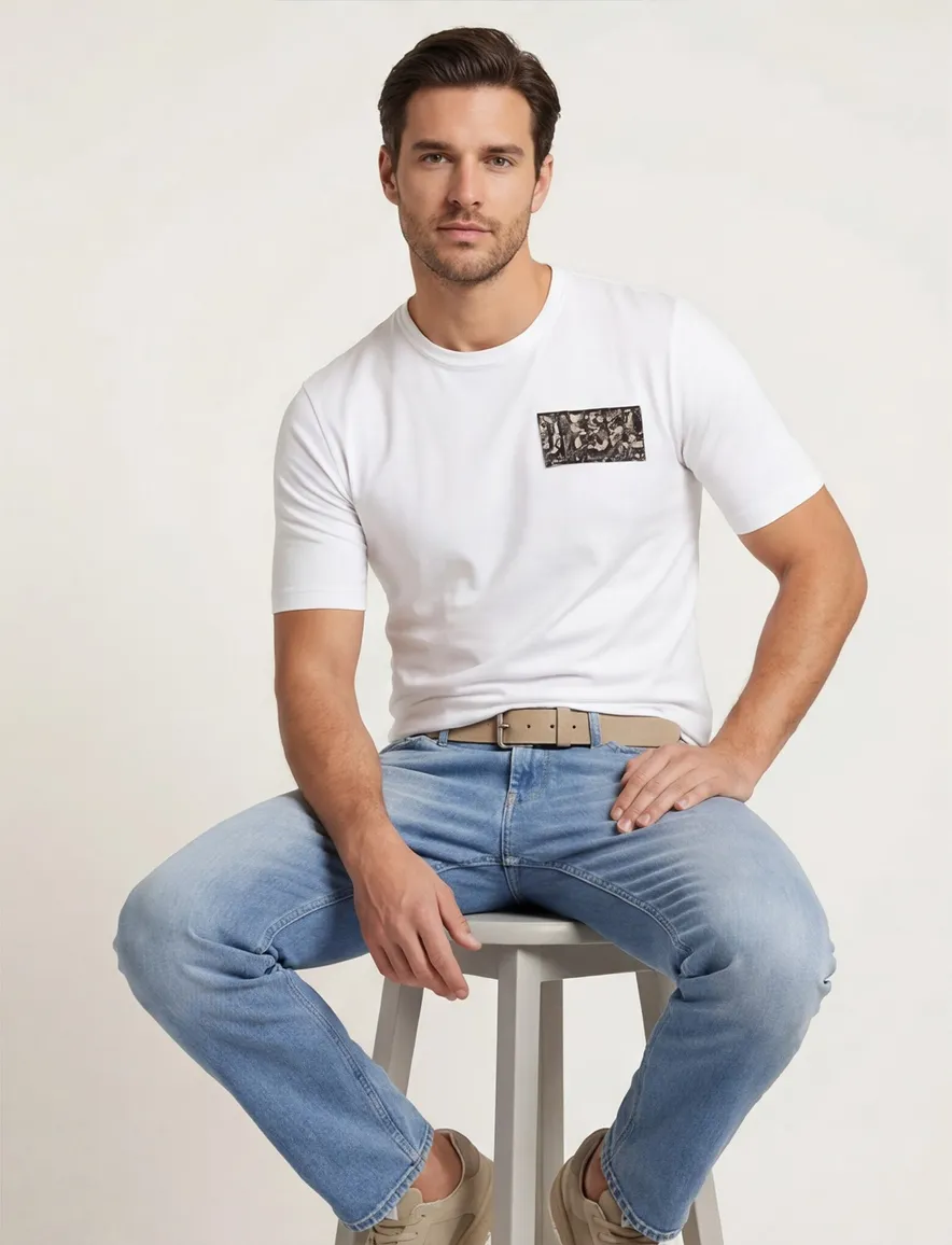 Diesel t-shirt wit katoen