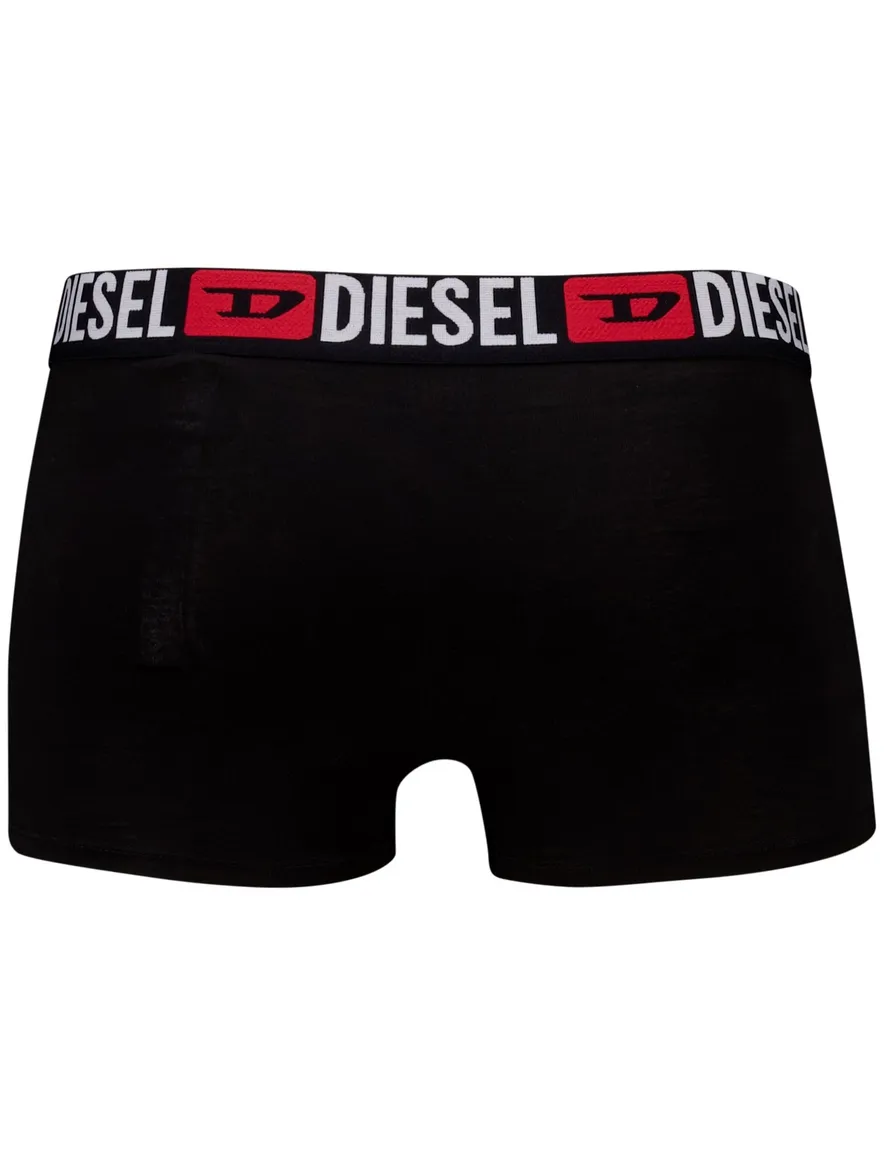 Diesel boxershort 3-pack zwart rood effen