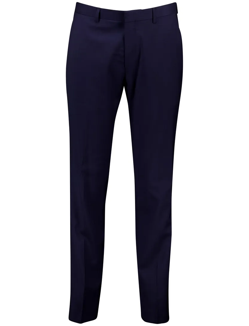 Pantalon Roy Robson mix en match scheerwol donkerblauw
