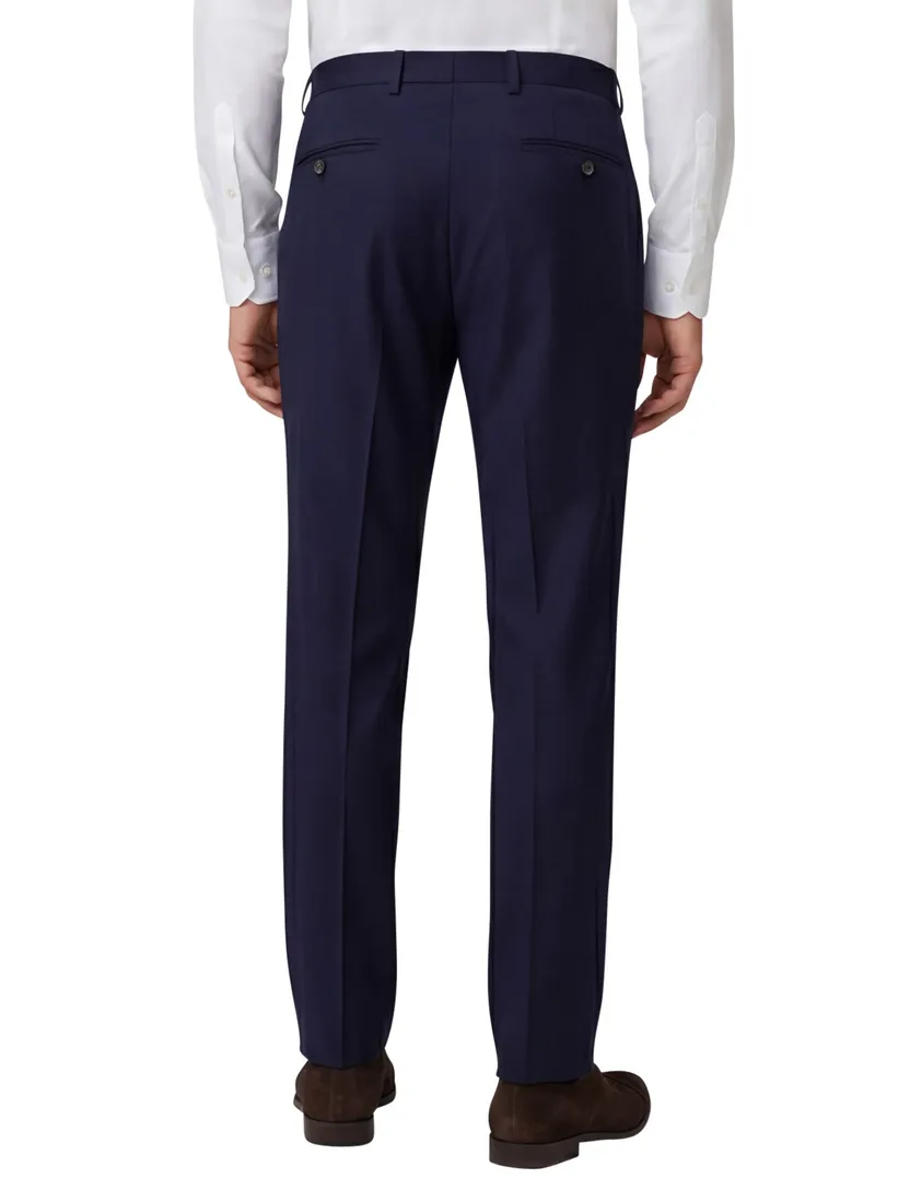 Pantalon Roy Robson mix en match scheerwol donkerblauw
