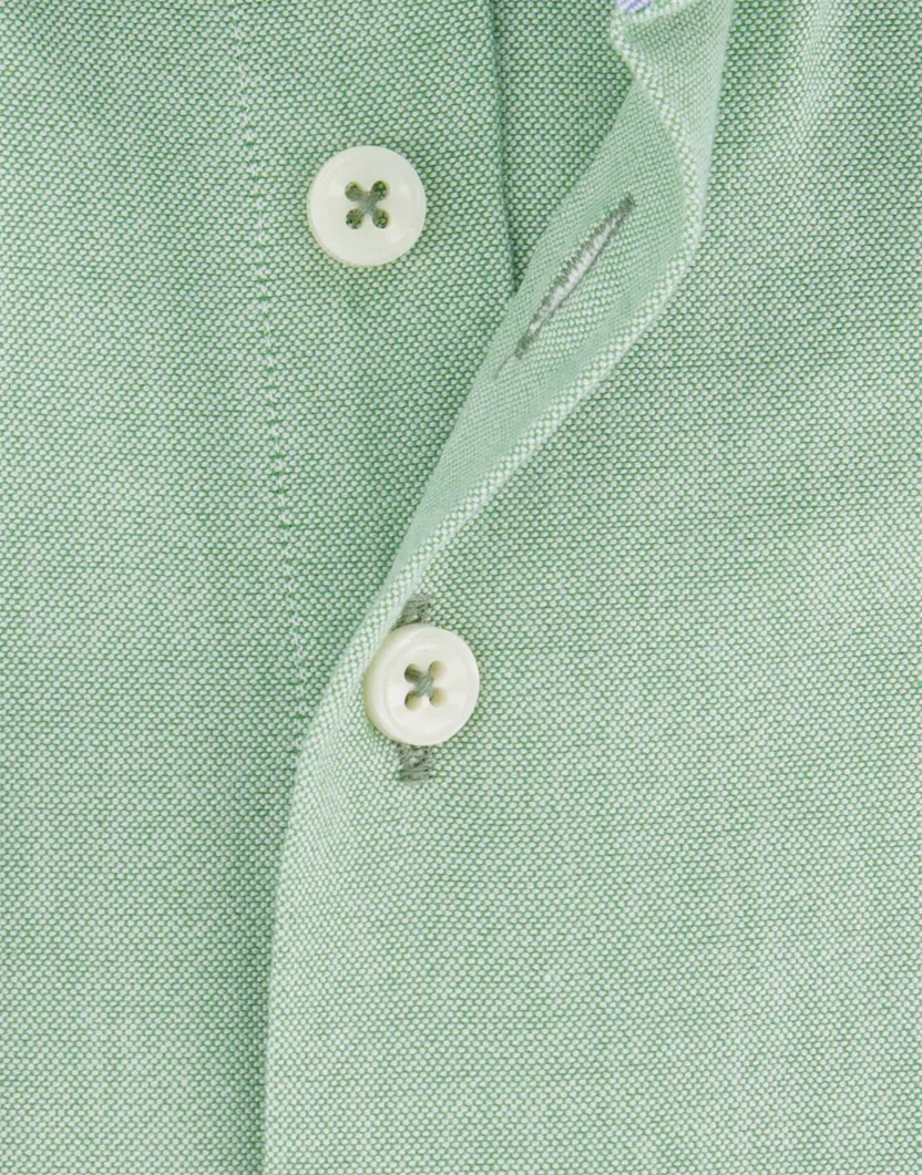 Portofino overhemd groen button-down borstzak