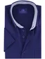 Eden Valley overhemd donkerblauw regular fit borstzak