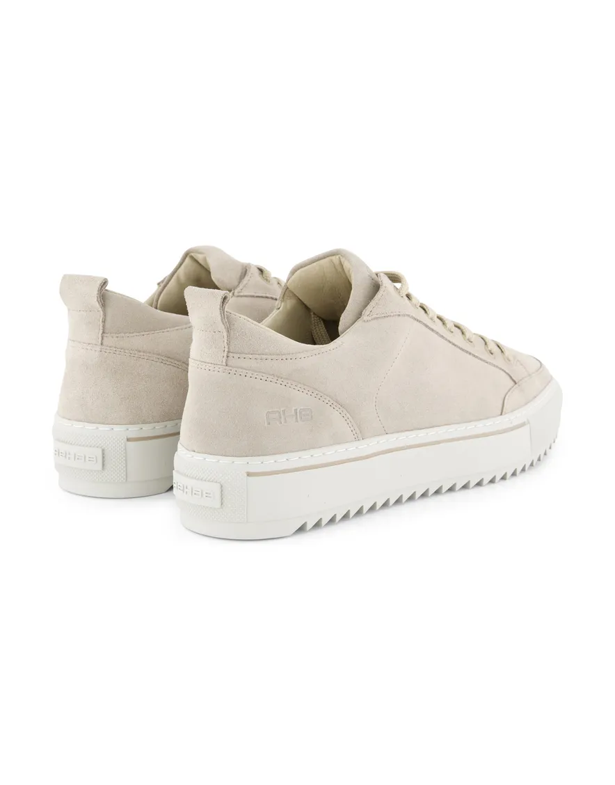 Rehab sneakers beige effen leer