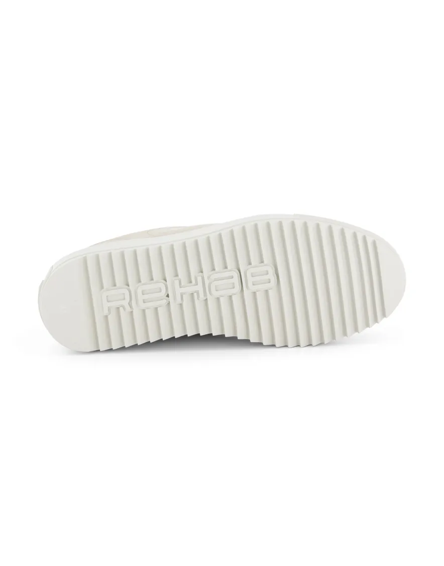 Rehab sneakers beige effen leer
