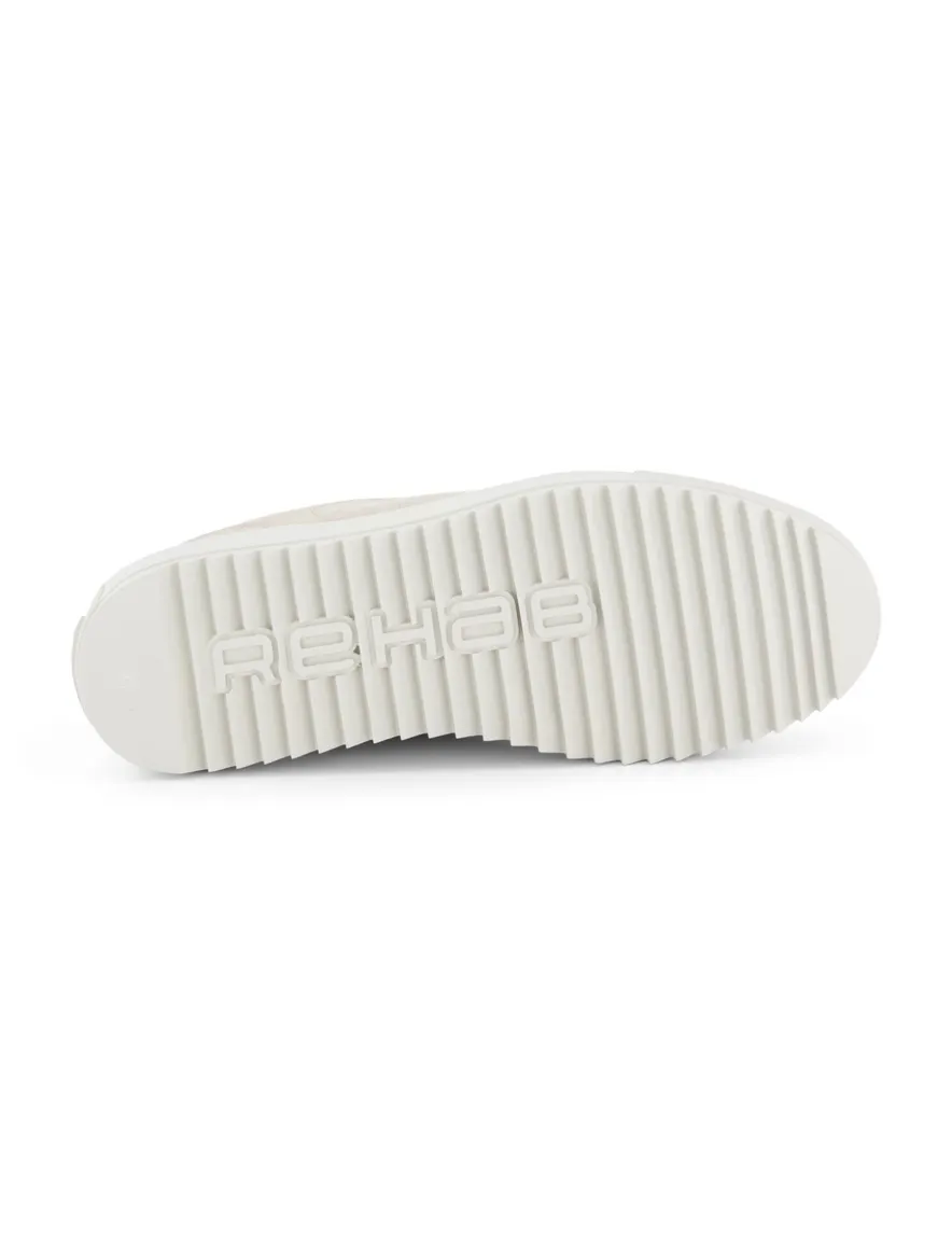 Rehab sneakers beige effen leer