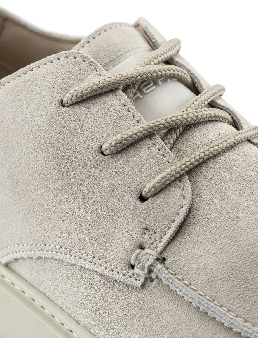 Rehab sneakers creme leer en rubber OZZY effen