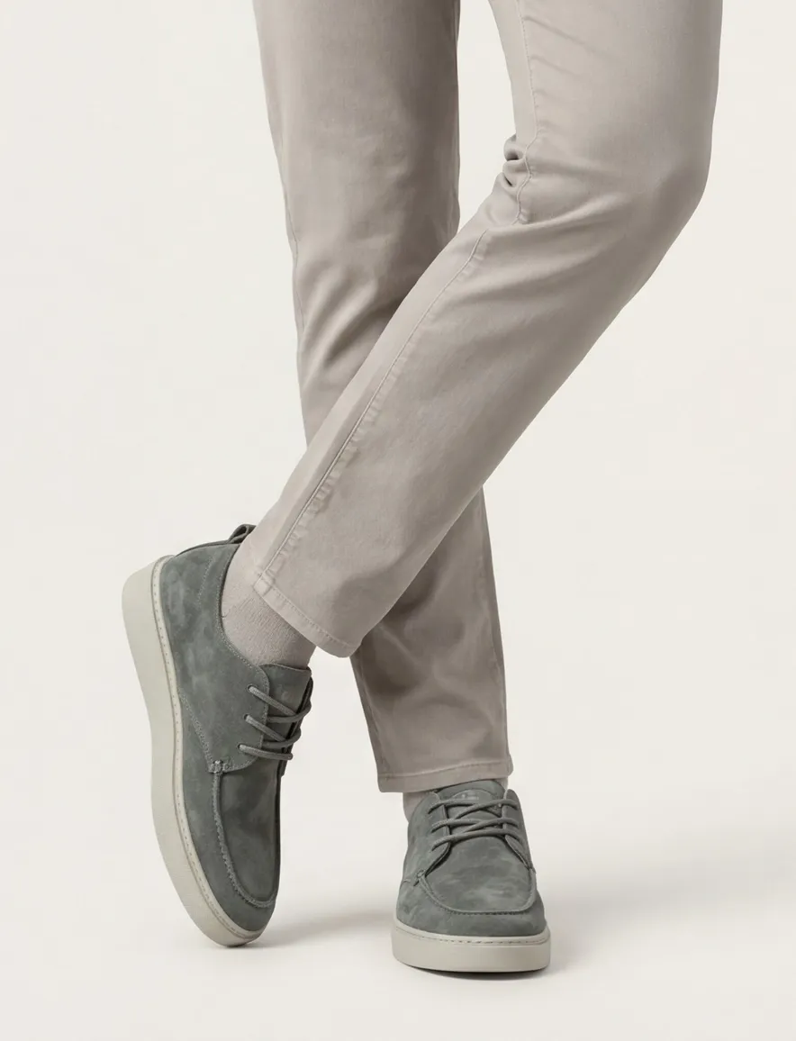 Rehab sneakers grijs effen witte zool OZZY